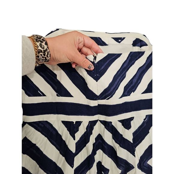 Vineyard Vines Strapless Maxi Dress Resort Cruise Diamond print Cocktail - Picture 11 of 11